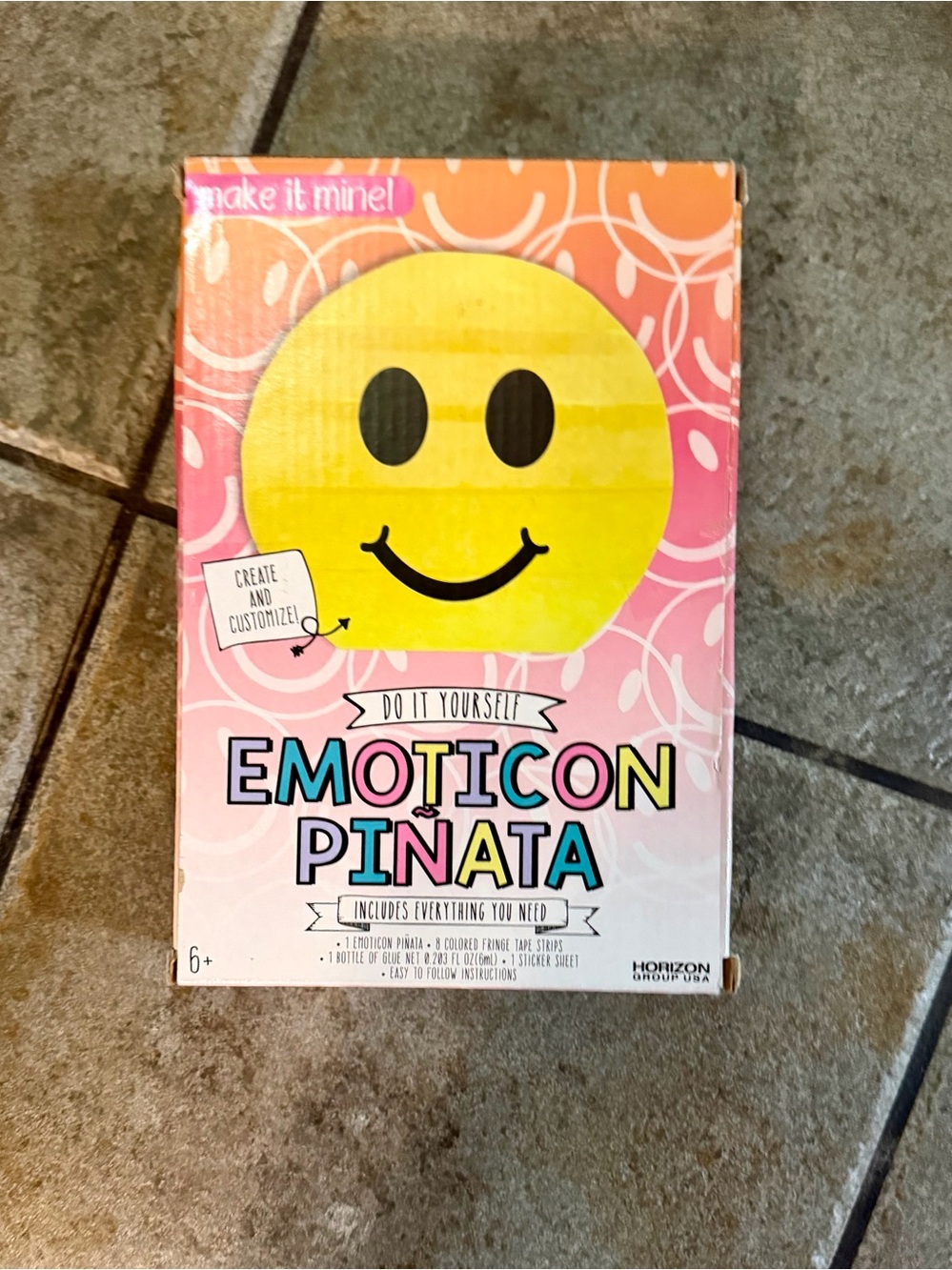 Horizon Group USA Emoticon Pinata DIY Kit